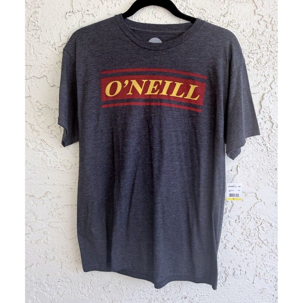 O'NEILL Premium Tee NWT Gray Short Sleeve T Shirt Graphic Print Mens Size M